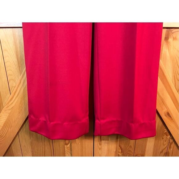 Jack Winter Vintage 1970s Red Pants Size 16 Double Knit (4573) Read - Picture 2 of 8
